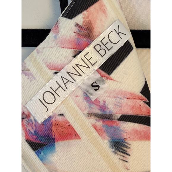 Johanne Beck Abstract Sleeveless Fit & Flare Dress Size S - Picture 9 of 9